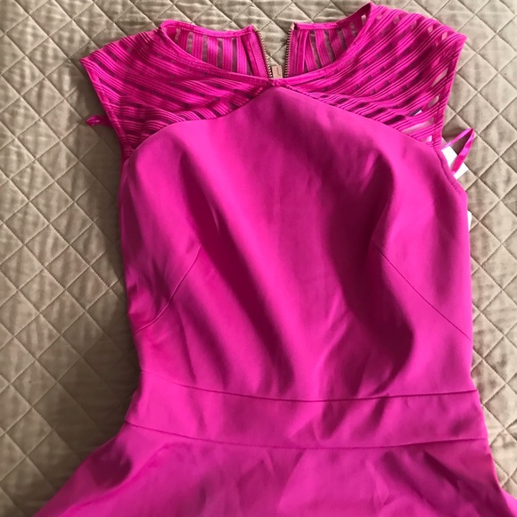 Ted Baker Fuchsia Eleese Skater Dress fit and flare - Picture 16 of 17